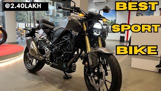 Honda CB 300R GREY COLOR DETAILED \u0026 DRIVE REVIEW👌| BEST SPORTS BIKE UNDER 3 LAKH🔥| NEW BIKE 2025❤️