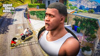 GTA 5 !! Shinchan and Franklin Entered Inside His Head \u0026 Mouth in Gta 5