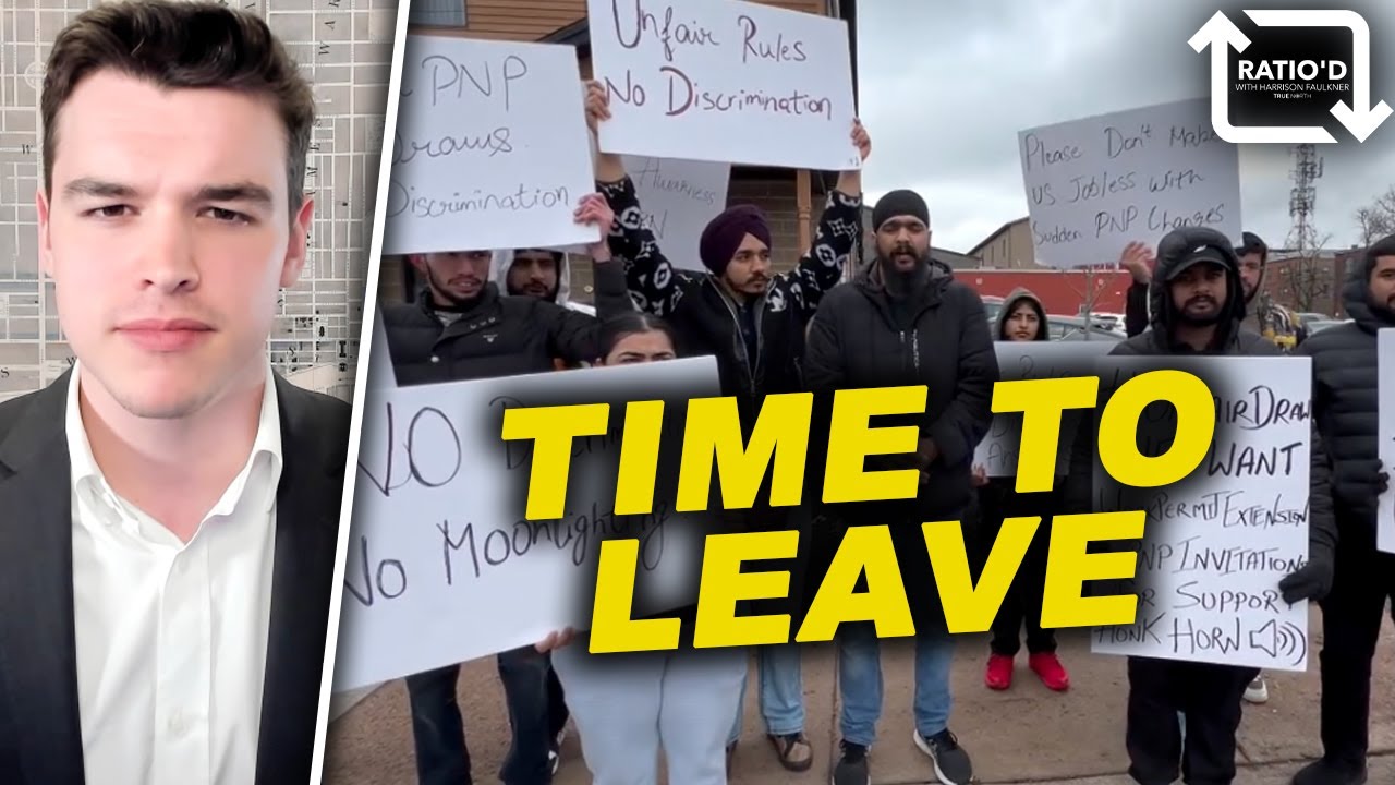 Indian Students PROTEST Against DEPORTATION From Canada - YouTube