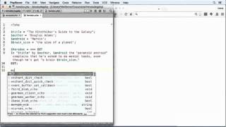 Using heredoc syntax to avoid problems with quotes