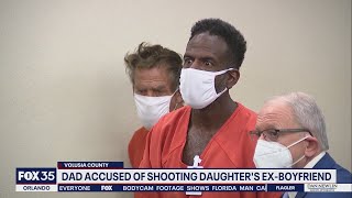 Father accused of shooting daughter's ex-boyfriend says he's the victim