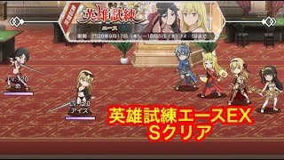 【ダンメモ】 英雄試練 エース EX 【Sクリア解説】