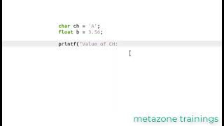 C-Unit2-V3: Storing and Displaying Float & Char Values in C | Practical Tutorial using Turbo C/C++