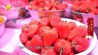 大年初五农贸市场热火朝天，一盆盆火红的草莓走俏市场！
