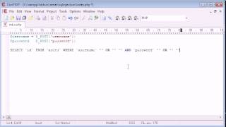 Beginner PHP Tutorial 152 SQL Injection Part 2