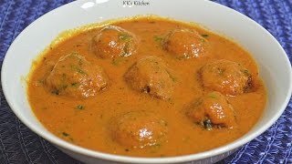 Cabbage Kofta Curry | Patta Gobi Kofta Curry | Cabbage Kofta Sabzi | Indian Vegetarian Curry Recipe