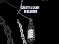 Wrap a Chain Around Any Object in Blender ! #BlenderTips #BlenderTutorial #3DModeling