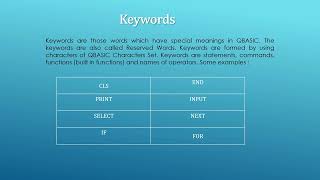Qbasic Tutorial - Keyword and Syntax - Part 4