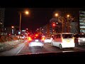 japan drive hokkaido 4k 60p lumix gh6 test④ sapporo night view odori park → susukino