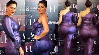 Nargis Fakhri  Flaunts Her B0LDNESS In Skin TIGHT Outfit At ELLE Award 2022