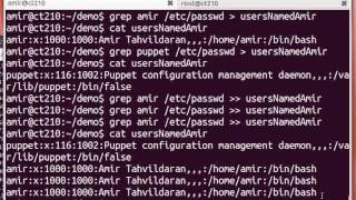 Linux: Shell Metacharacters