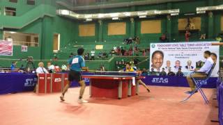 Amazing Table Tennis Rally : Lalrinpuia