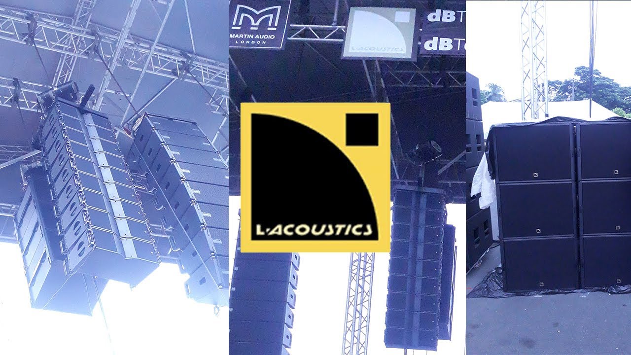 L Acoustics Line Array Speaker Demo Musik Manila 2018 Youtube