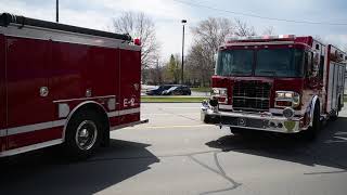 Healthcare workers honored by first responders with parade