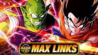 WTF!? BROKEN!! LEVEL 10 LINKS 100% RAINBOW STAR PHY LR GOKU \u0026 PICCOLO! (DBZ: Dokkan Battle)