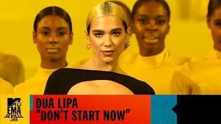 Dua Lipa 🎤 'Don't Start Now' Live EMA Performance | MTV