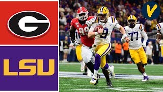 #4 Georgia vs #2 LSU Highlights | 2019 SEC Championship