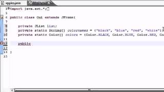 Java Programming Tutorial 70 JList YouTube