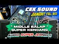 CEK SOUND DANGDUT KOPLO FULL BASS GLERR MIDLLE BALAP TERBARU 2024 ( AUDIO SANGAT JERNIH )