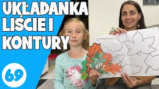 LIŚCIE I ICH KONTURY Układanka dla dzieci | Dopasowywanie | Idealna Mama