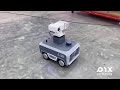 security patrol robot with 360 degree cameras and autonomous mobility