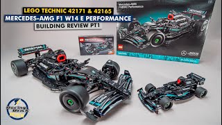 LEGO Technic 42171 & 42165 Mercedes-AMG F1 W14 E Performance - detailed building review pt1