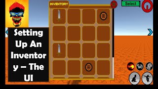 Unity Game - Inventory setup The UI