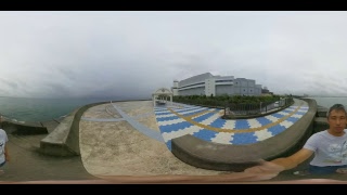 【360VR×LIVE】台風6号が近づく北谷町宮城海岸でライブ放送 ～360度カメラで沖縄をご紹介vol.8~疑似沖縄旅行