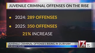 Durham police report shows juvenile crimes on the rise