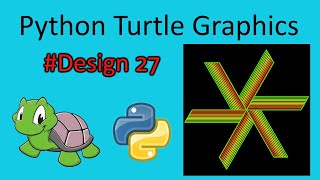 python turtle graphics tutorial || #design27 || Python graphics
