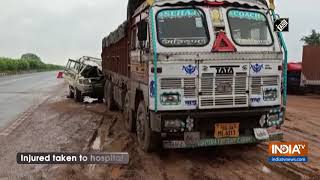 Watch: 4 dead after SUV crashes into truck in Chhattisgarh's Mahasamund