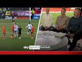 video dundee utd vs rangers kris boyd and chris sutton s heated discussion over mohamed diomande r