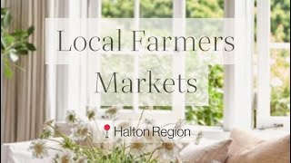 Halton Region Local Farmers Markets