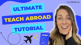 My Entire Teach Abroad Process EXPOSED 🌍 Step by Step How to Teach Abroad Tutorial