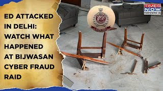 Delhi ED Team Attacked: Officer Injured In Bijwasan Cyber Fraud Raid Chaos | Watch What Happened