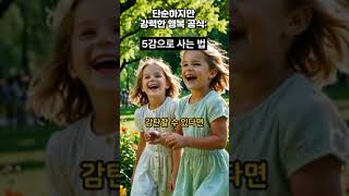 단순하지만 강력한 행복 공식 | 5감으로 사는 법