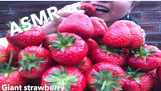 ASMR,สตรอว์เบอร์รี่, Giant strawberry platter juicy,กินสตรอว์เบอร์รี่