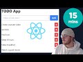 TODO App In 15 Minutes -  Code With Me - React.js, Tailwind CSS, Next.js, useState.