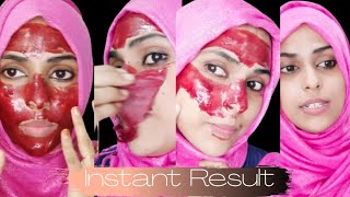 100%👍പെട്ടെന്ന് റിസൾട്ട്‌ കിട്ടാൻ Beetroot PEEL OF MASK/Gelatin Beauty Recipe Divine Beauty By Silu