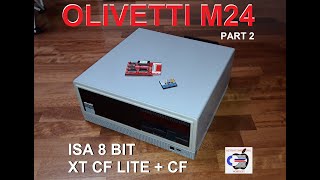 OLIVETTI M24 INSTALLAZIONE XT CF LITE SALVIAMO HD ORIGINALE #olivetti #olivettim24 #olivettim20 #m24