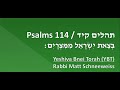 Tehilim 114: b'Tzeis Yisrael mi'Mitzrayim (Part 1 of 2)