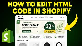 How to Edit HTML Code in Shopify (Step-by-Step)