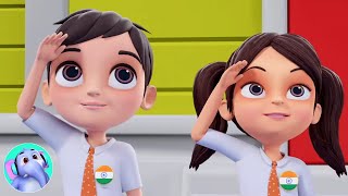 Jhanda Lekar Chale School, झंडा लेकर चले स्कूल, Republic Day Song and Hindi Kids Rhymes