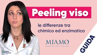 Peeling viso: le differenze tra il peeling chimico e il peeling enzimatico