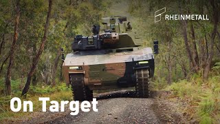 Rheinmetall Lynx in motion – Live firing