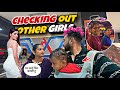 Checking out Another girls prank on wife 👀|| She got super jealous 🤣|| jeet thakur pranks