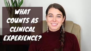 What counts as Clinical Experience for Premed + Pre health students?