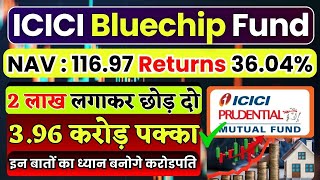 ICICI Prudential Bluechip Fund Direct Plan Growth || ICICI Bluechip Mutual Fund Direct Growth