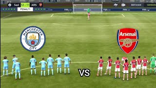 Man city vs Arsenal | Longest penalty shootout / fifa mobile 22 gameplay