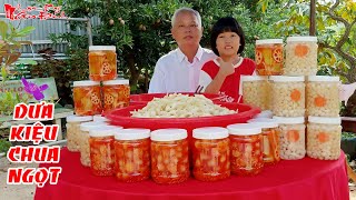Chia Sẻ Bí Quyết Làm Dưa Kiệu Chua Ngọt Vừa Trắng Vừa Giòn Bán Tết Của Ông 5 Châu Đốc | NKGĐ